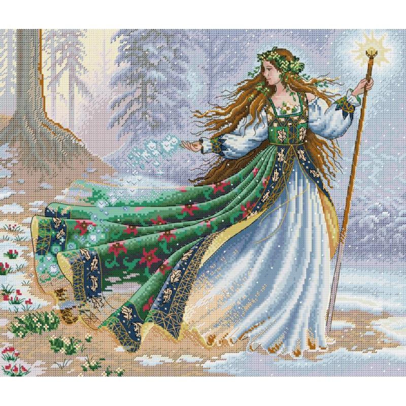 Textile Sewing Patterns - Guardian Forest Fairy Character Pattern Cross