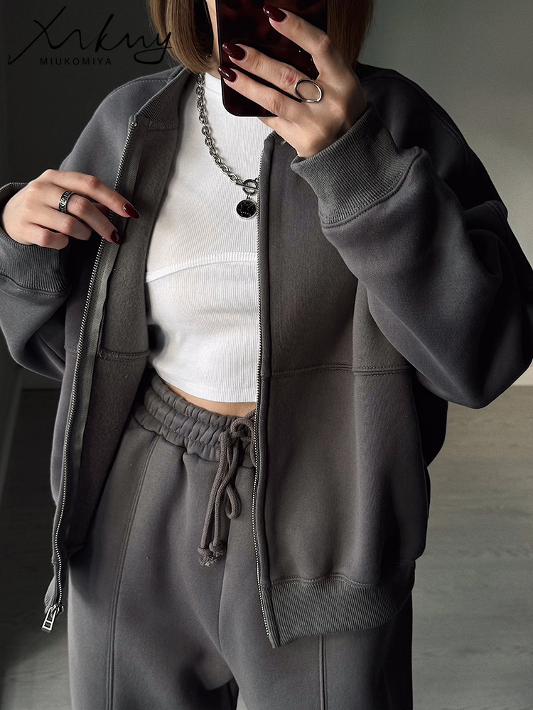 Sewing Velvet Fabric - Warm Suit For Women Sweatpants Sets