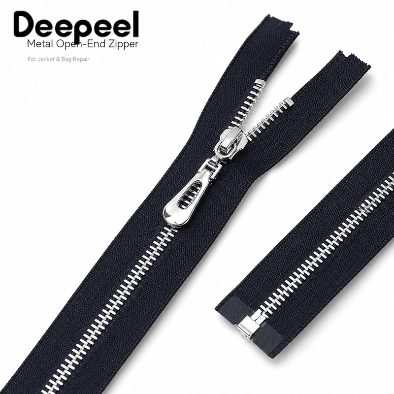 5Pcs 3# 40-70cm Metal Open End - Sewing Front Zipper 评论和价格