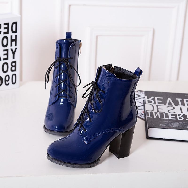 Fashion Women's Boots Ankle Ne - Sewing Front Zipper 评论和价格