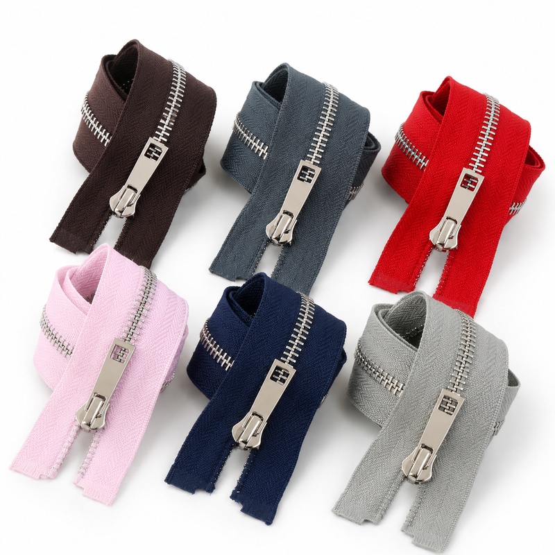 5/10Pcs 40-80Cm 5# Metal Zippe - Sewing Front Zipper 评论和价格