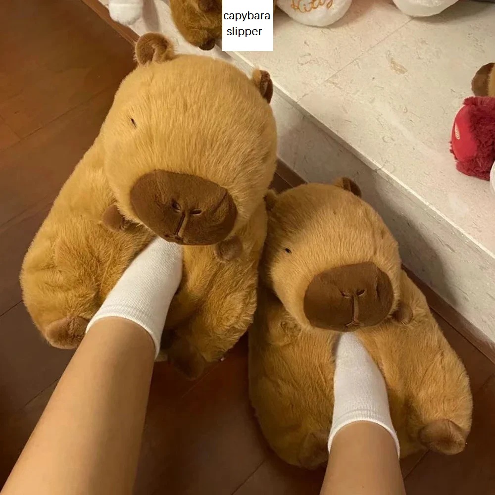 Novelty capybara slippers unis - Sewing Cloth 评论和价格