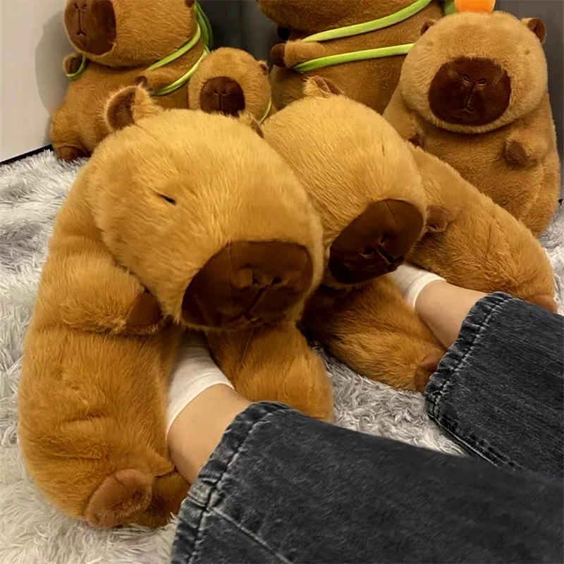 Novelty capybara slippers unis - Sewing Cloth 评论和价格