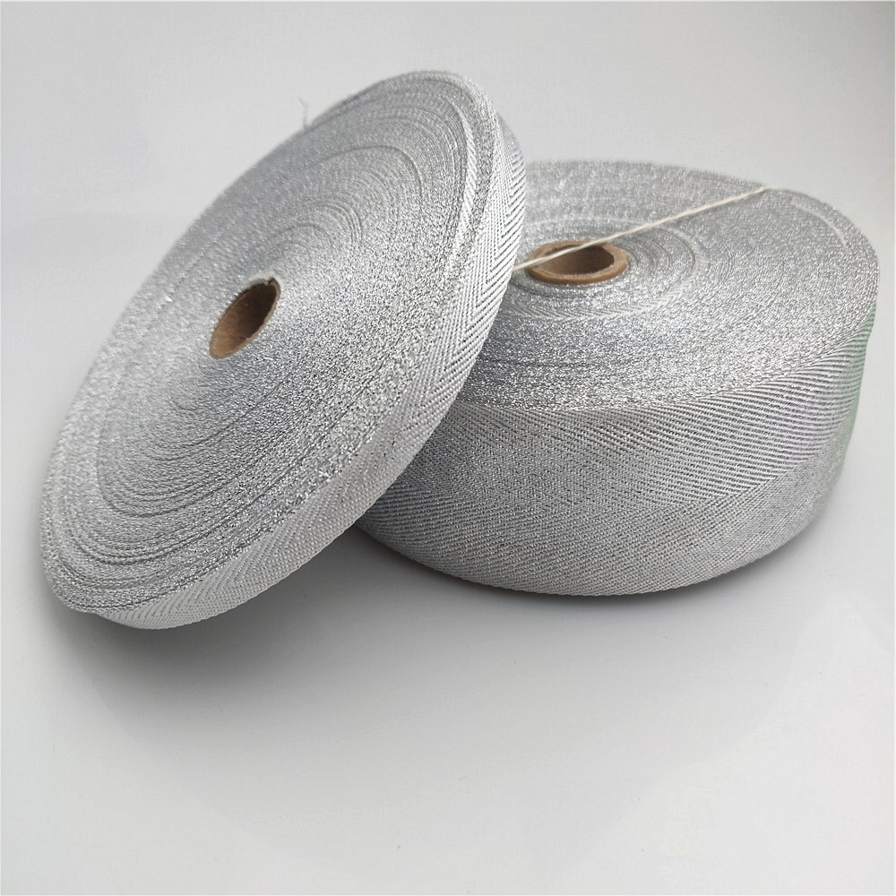 10-50mm Width Silver Twill Pol - Binding Tape Bias 评论和价格