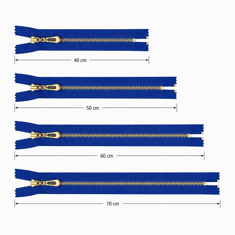 5/10Pcs 40-70cm 3# Metal Open- - Sewing Front Zipper 评论和价格