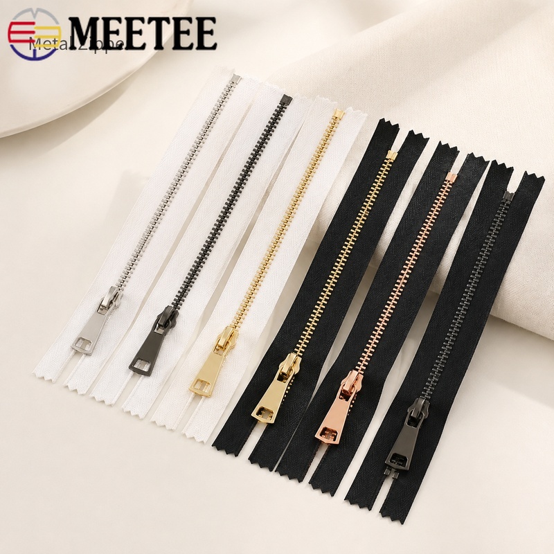5Pcs 5# 15-80cm Metal Zippers  - Sewing Front Zipper 评论和价格