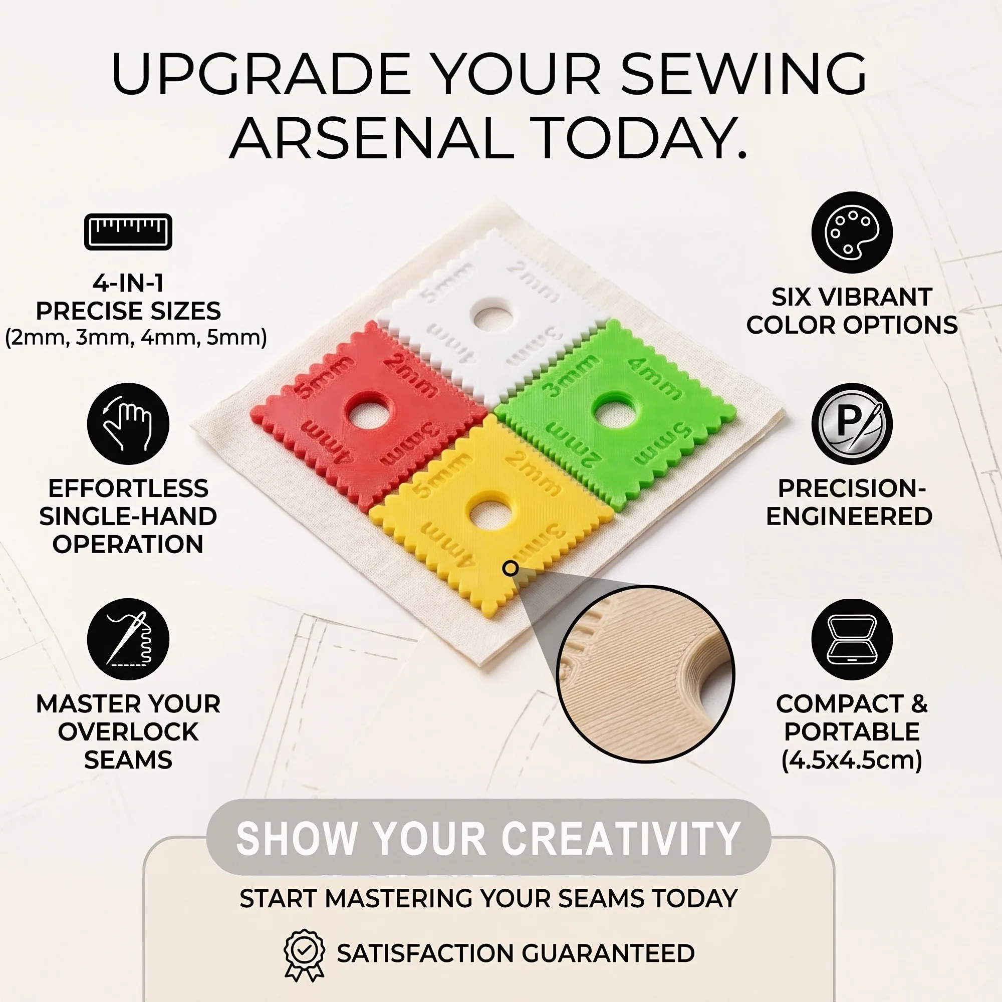 Sewing Guide Template Kit For  - Textile Sewing Patterns 评论和价格