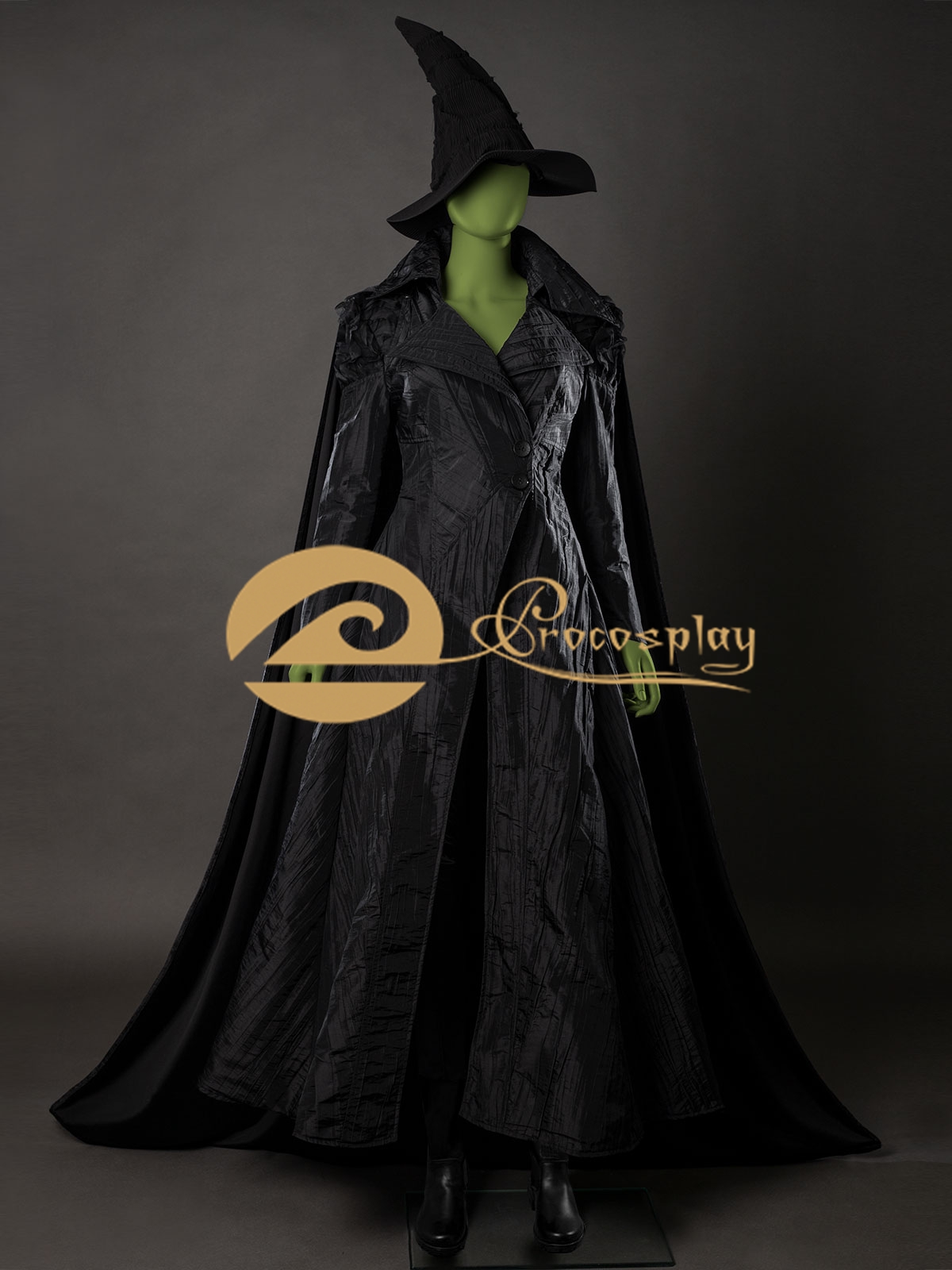 Elphaba Black Outfit Cosplay C - Sewing Velvet Fabric 评论和价格