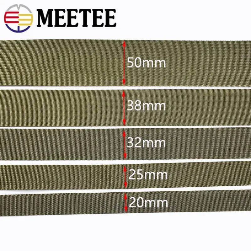 10M 20-50mm Nylon Webbing Tape - Binding Tape Bias 评论和价格
