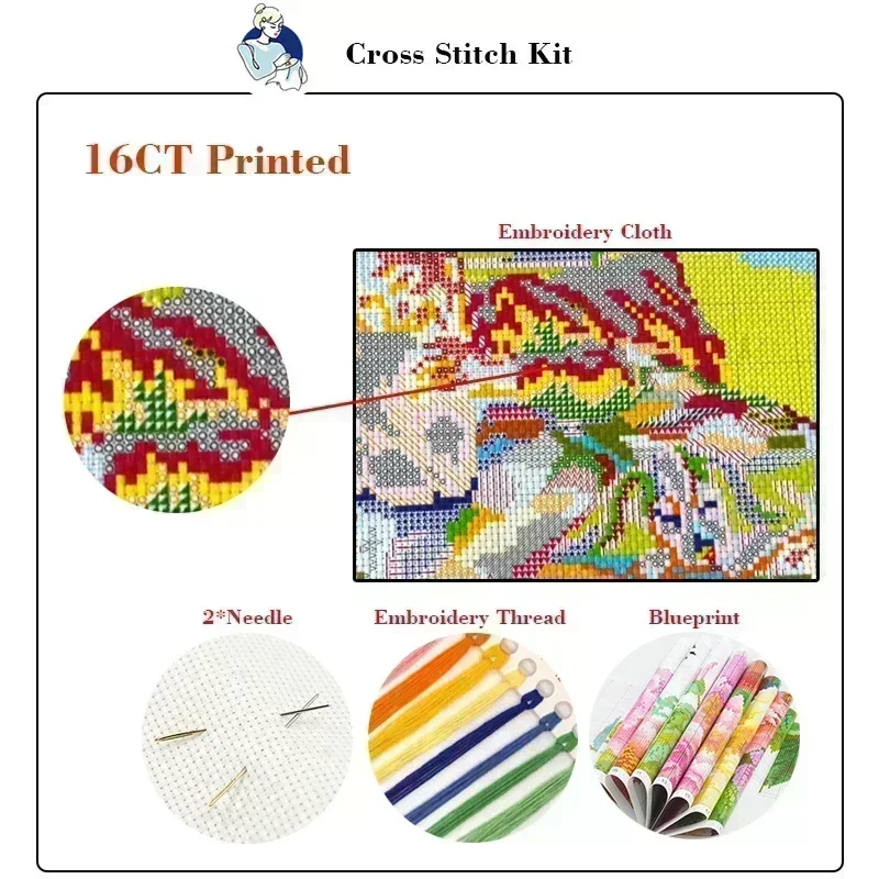 Cross Stitch Kit Joy Sunday Oi - Textile Sewing Patterns 评论和价格