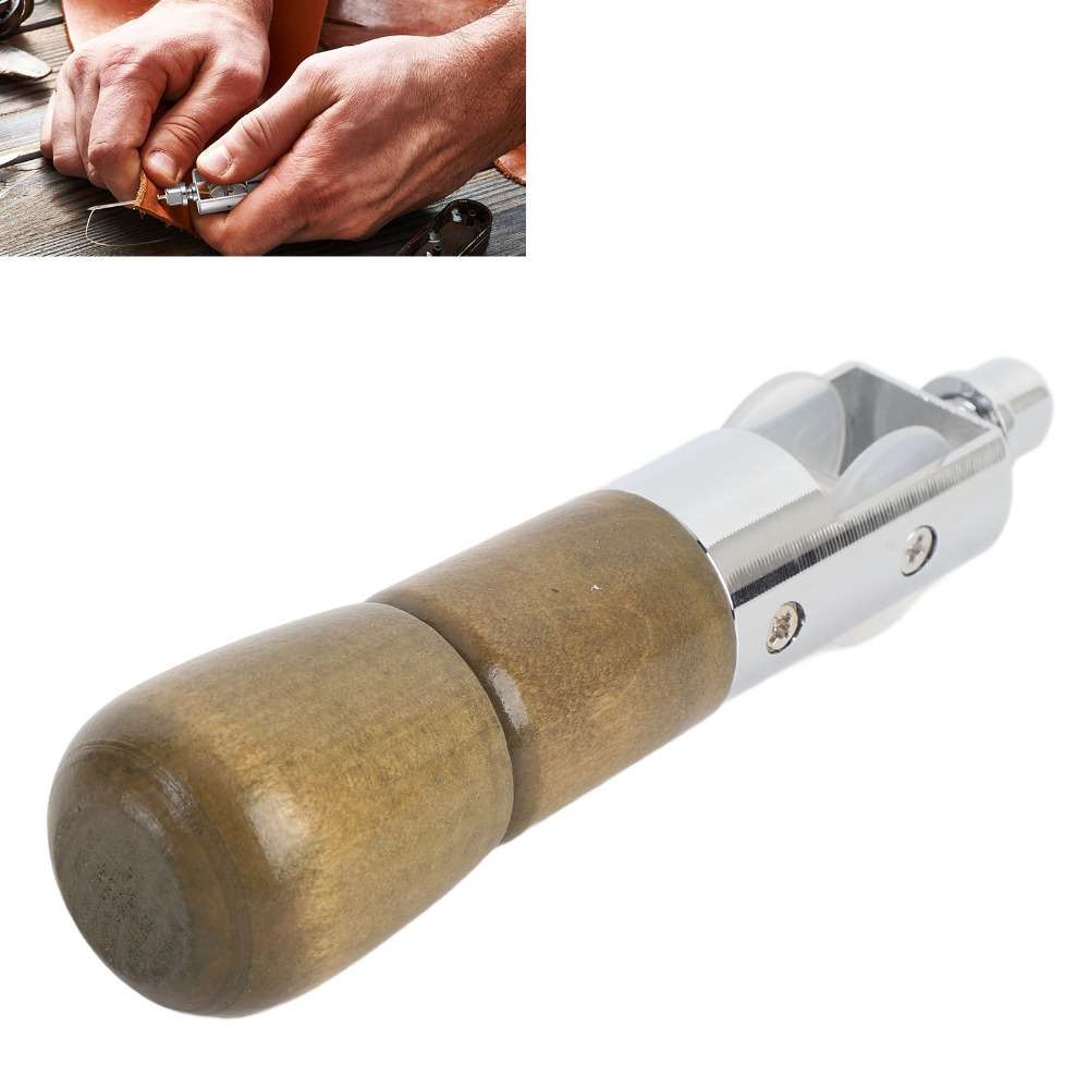 Ergonomic Wooden Handle Leathe - Leather Needle Heavy 评论和价格