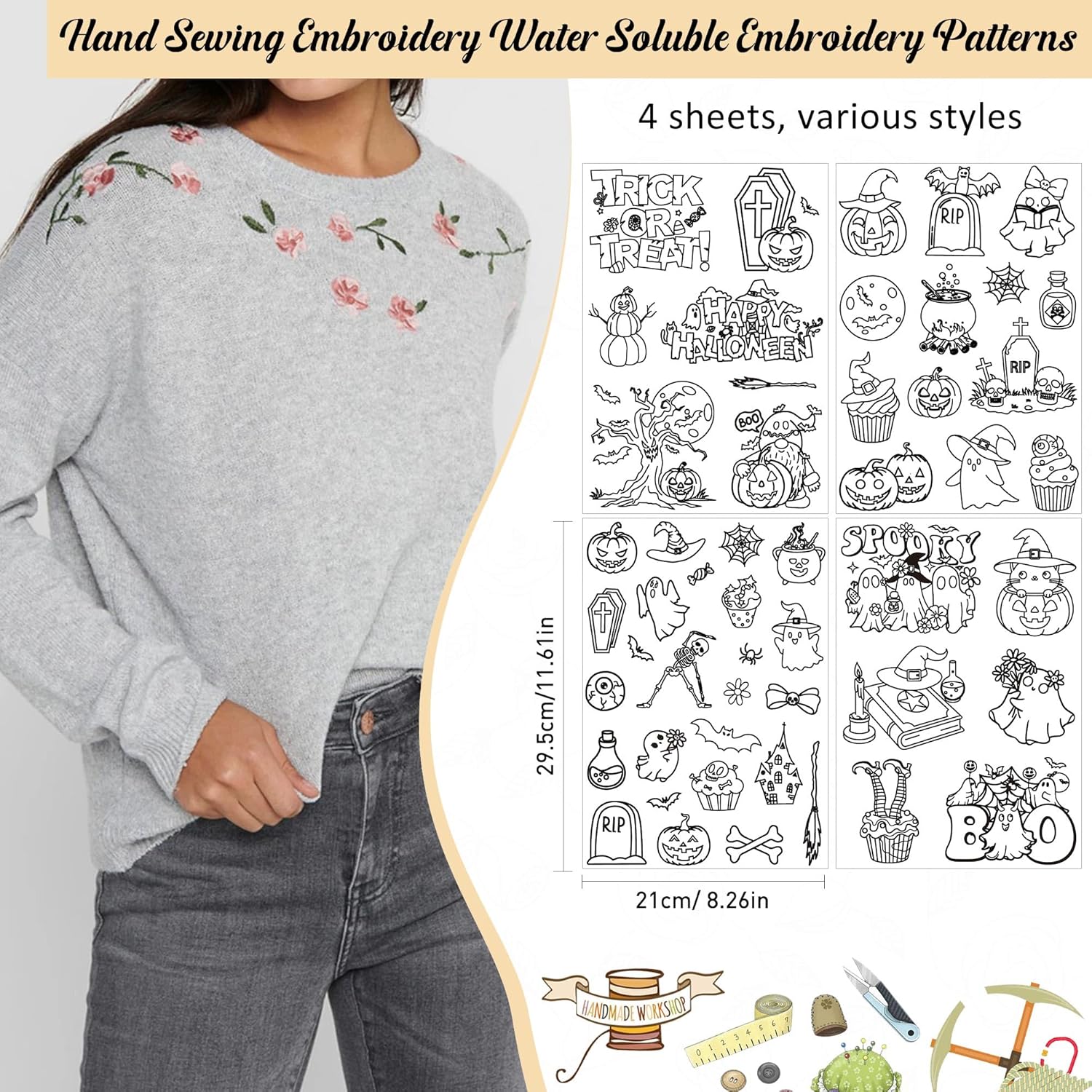 Water Soluble Stabilizer Embro - Textile Sewing Patterns 评论和价格