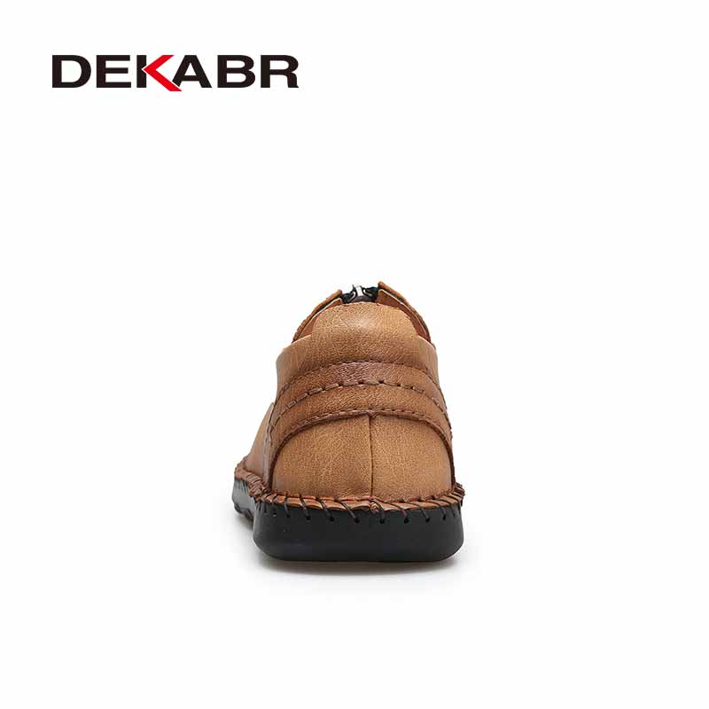 DEKABR Autumn Spring Men Genui - Sewing Front Zipper 评论和价格